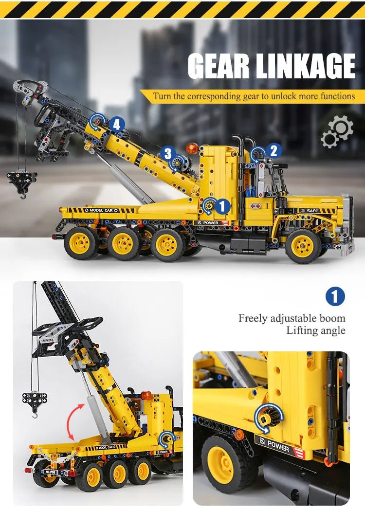 Mould King Tow Truck Building Block Set - Perfect Christmas Gift for Kids - silverfoxgoods